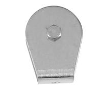 NOLITOY Flag Pole Pulley with Bearings Stainless Steel Durable Wire Crane Pulley for Flagpole Parts Smooth Silent Operation Suitable for Schools and Corporate Use