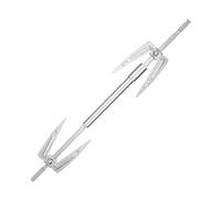NOLITOY Fourchette à Griller Rotative en Acier Inoxydable pour Friteuse à Air Support Stable et Résistant la Chaleur, Accessoire pour Barbecue et Fumoir