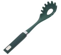 NOLITOY Fourchette à Pâtes en Silicone Vert Manche Long, Surface Lisse pour Saisir Pâtes, Ustensile Pratique Cuisine Maison Plusieurs styles