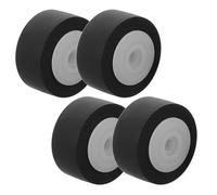 NOLITOY Galet Presseur pour Magnétophone à Cassettes, Lot de 4 Pièces | Caoutchouc, Double Modèle Principal et Secondaire, pour Lecteur de Cassettes Audio, Pièce de Remplacement
