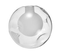NOLITOY Glass Globe Lamp Shade Replacement For Socket Concave Surface Pendant Light Cover Heat Resistant Transparent And Opal Glass Globe For Living Chandeliers