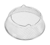 NOLITOY Grille De Rôtissage Ronde en Acier Inoxydable pour Barbecue Et Air Fryer, Panier Suspendu ø 155 Mm, Accessoire Polyvalent pour Four à Convection Et Cuisson Homogène