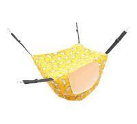 NOLITOY Hamac Suspendu pour Chatons lit Doux Ajustable en Tissu Double Couche Respirant pour Cage Espace de Repos Cosy pour Hamsters et Chinchillas