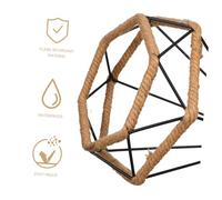 NOLITOY Handwoven Iron Pendant Lamp Shade With Rope Design Wrought Iron Lampshade For Bedroom Dining And Hallway Ceiling Light