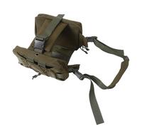 NOLITOY Harnais-Paquet à Dos pour Chien Vert avec Poches Latérales Sacoche de Selle Réglable en Nylon Imperméable Grosse Capacité pour Chiens de 20 à 55 Kg Paquet de Voyage Randonnée