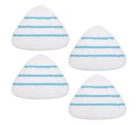 NOLITOY Housses de Balai Vapeur Réutilisables et Lavables en Triangulaires 4pcs Facile D'entretien pour Nettoyage Profond des Sols Nettoyeur Vapeur