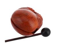 NOLITOY Instrument de Percussion Bois Vintage Décor Poisson Zen pour Méditation Bureau Relaxation Multifonction