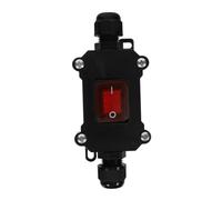 NOLITOY Interrupteur Étanche Heavy Duty Inline Cord Switch Positions Marche Arrêt Commutateur Ligne Résistant pour Appareils Haute Puissance Extérieur et Industriel