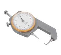 NOLITOY Jauge d'Épaisseur Mécanique 0-10 MM Crochet Incurvé Outil de Mesure de Précision pour Tôles Tubes en Acier et Soudage Portable pour Chantier et Bricolage