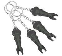 NOLITOY Kit 4 Pièces en Plastique pour Guitare Acoustique, Enrouleur de Chevilles et Extracteur de Chevilles de Corde, Outil Compact Porte-clés pour Changement Rapide des Cordes,