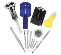 NOLITOY Kit D’Outils Réparation Montre 31 Pièces, Outil Retrait Maillons Bracelet, Remplacement Pile Montre, Ensemble Horloger Portable pour Usage Domestique, Démontage et Ajustement