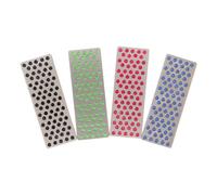 NOLITOY Kit d'Affûtage Ski et Snowboard 4 Pièces Pierre à Aiguiser Diamantée Guide d'angle Précis Outil Portable Antirouille pour Entretien Latérales et Semelles - Accessoire Sports