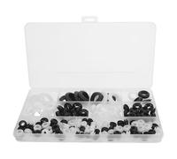 NOLITOY Kit de 180 Œillets Passe-câbles en Caoutchouc Nylon Étanches, Joint D’étanchéité pour Protection des Fils Électriques, Assortiment pour Câblage Industriel, Automobile et