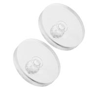 NOLITOY Kit de 2 Tampons Presse-Poudre en Plastique 57 CM pour Fards à Paupières Blush et Highlighter - Outil Réutilisable de Retouche Maquillage Compact pour Usage Voyage et Quotidien