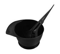 NOLITOY Kit de Coloration Cheveux Professionnel avec Bol Réutilisable et Pinceau Brosse Teinture pour Mélange et Application Maison ou Salon Outil Coiffure Pratique Noir