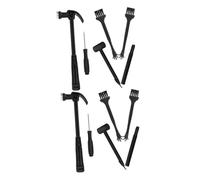 NOLITOY Kit de Fouilles Archéologiques Garçon et Filles 12 Pièces avec Outils Archéologiques Grands, Marteaux et Burins en Plastique, Kit D'extraction de Pierres et Œufs de Dinosaures