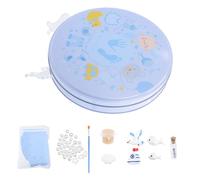 NOLITOY Kit de Moulage D'empreintes pour Bébé en Boue Facile à Utiliser, Souvenir Naissance pour Laisser Empreinte Main et Pied, Présent Personnalisé