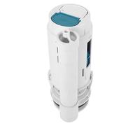 NOLITOY Kit de Remplacement Vanne Chasse D'eau Wc à Double Bouton-poussoir en Abs, Installation Facile Drainage Rapide pour Réservoir de Toilettes