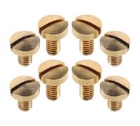 NOLITOY Kit de Réparation Saxophone Alto 8 Pièces Vis de Serrage Courtes et Longues en Métal, Accessoires pour Saxophone Soprano et Alto, Remplacement Vis Fixation pour Entretien