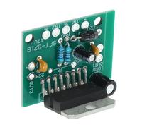 NOLITOY Kit de Soudure Amplificateur Stéréo DC Carte Circuit Imprimé Puissance Audio DIY Compact Silencieux Robuste
