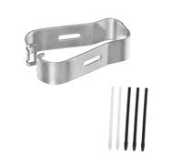 NOLITOY Kit Embouts de Rechange Stylet Tactile pour Tablette Modèle S3 S4, Outil de Réparation avec Pince à Épiler, 5 Pointes Souples Noires, Accessoire Professionnel pour Écrans Tactiles