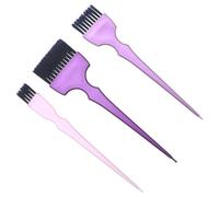 NOLITOY Kit Teinture Cheveux 6 Pièces Violet Pinceaux Tailles L et M Applicateurs Coloration Professionnels Accessoires Salon Coiffure pour Teinture des Cheveux et Coloration Rapide