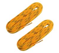 NOLITOY Lacets de Hockey Plats Jaunes pour Patins Glace et Baskets Résistants Extensibles et Durables Accessoires pour Chaussures de Sport