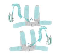 NOLITOY Laisse Anti-perte pour Garçon Fille avec Attache Poignet Sangle de Sécurité Réfléchissante et Corde de Traction Réglable Lot de Bleu Ciel