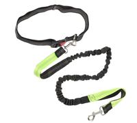 NOLITOY Laisse de Traction pour Chien Robuste avec Ceinture Ajustable 65-120cm en Polyester Réfléchissant pour Petits et Moyens Chiens Lors de Jogging Matin et Soir