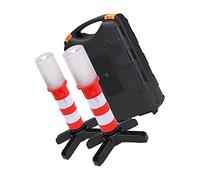NOLITOY Lampe de Travail Multifonction Rouge LED Stroboscopique de Sécurité avec Support Réglable et Aimant pour et Urgence Voiture