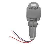 NOLITOY Lampe Gris à Détecteur de Mouvement Pir 12 V Dc, Interrupteur Capteur pour Éclairage LED 30 W, Fonction Économie d'Énergie et Détection Grand Angle, Usage Intérieur et Extérieur