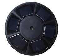 NOLITOY Lampe Solaire pour Mât de Drapeau 26 LED Noir avec Crochet Éclairage Extérieur Solaire Solide Diamètre 13 CM Éclairage Jardin et Camping Fil