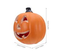 NOLITOY Lanterne Citrouille Lumineuse D’Halloween Grosse Taille Décoration de Table LED Résistante pour Extérieur Lumière LED Effrayante Réutilisable Accessoire Ambiance Maison Hantée