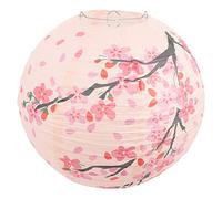 NOLITOY Lanterne Prune Japonaise Lantern Suspendu Portable Accessoires Lanterne De Fleur De Cerisier Décorations Fleurs Rond Mariage Ornements De Suspendus Pendaison Rose Papier
