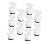 NOLITOY Lot de 10 Bouchons de Rechange Étanches en Caoutchouc pour Bouillottes Portables Taille Moyenne 21 MM Joints Hermétiques Anti-Fuite Compatibles Bouillottes pour Femmes Usage