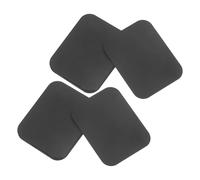 NOLITOY Lot de 10 Plaques Métalliques Noires Rectangulaires 35x45 Mm Adhésif Puissant pour Support Magnétique de Voiture, Autocollants Magnétiques Universels Compatibles