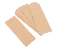 NOLITOY Lot de 10 Pochettes Marque-Pages en Papier Kraft 55X15 CM Languette Enveloppes Vintage Multifonctions pour Bureau École et Bibliothèque Protections et Porte-Stylos Pratiques