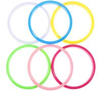 NOLITOY Lot de 12 set de Bracelets Joncs en Plastique Colorés Candy Colors Taille Standard pour Femmes et Garçon et Filles Accessoires Mode Légers et Résistants Bracelets en