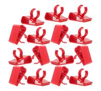 NOLITOY Lot de 15 Pinces de Fixation pour Aquarium Support Réglable en Plastique pour Lampe T8 et Tuyaux 23-28 Mm Accessoire Polyvalent pour Éclairage Submersible et Gestion D’Espace