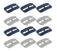 NOLITOY Lot de 16 Clips en Plastique pour Paquet Poubelle Fixation Solide et Réutilisable Porte-poubelle Intérieur la Cuisine et Bureau Maintien Antidérapant pour Bords de Poubelle Variés