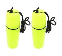 NOLITOY Lot de 2 Boîtes Étanches Flottantes Jaunes, Compactes et Robustes, en Plastique Étanche avec Joint D’Étanchéité, pour Rangement sous-Marin, Plongée, Surf et Sports Nautiques,