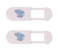 NOLITOY Lot de 2 Caches Webcam Coulissants pour Ordinateur Portable et Tablette, Ultra-Minces et Légers, Couleur Gris Éléphant, Protection Vie Privée Contre L’espionnage, Compatible PC