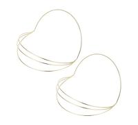 NOLITOY Lot De 2 Cadres De Diadèmes En Fer Électrophorèse Kc Or, Support De Couronne Diy 4 Couches, Taille Unique, Accessoire Pour Filles, Pour Fêtes, Banquets Et Voyages