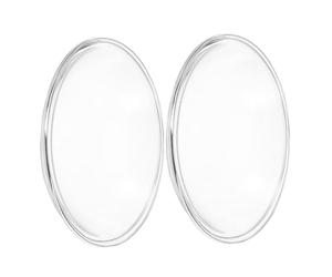 NOLITOY Lot de 2 Coupelles de Rechange en Verre Transparent pour Brûleur à Cire Plateau de Chapeau Compatible Huiles Essentielles et Fondants Parfumés Accessoire pour Diffuseur