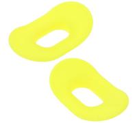 NOLITOY Lot de 2 Embouts Buccaux en Silicone Jaune pour Détendeur de Plongée Standard Protège-Lèvres Anti-Gel et Anti-Irritation Compatible Tuba Confortable pour Plongée en Eau Froide