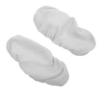 NOLITOY Lot de 2 Housses D'accoudoirs Élastiques Gris Énergie Semi-enveloppantes en Polyester pour Chaise de Bureau, Coussins Doux Protecteurs Anti-Transpiration et Anti-Abrasion,