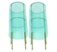 NOLITOY Lot De 2 Housses De Protection pour Plantes Surélevées pour Jardinières pour Plantes d'hiver pour Légumes en Plastique pour Tomates Vertes