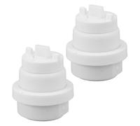 NOLITOY Lot de 2 Pièces pour Presse-tubes de Dentifrice Automatique Mural, Pompe de Rechange pour Distributeur, Accessoires de Salle de Bain Hygiéniques et Économiques, Kit