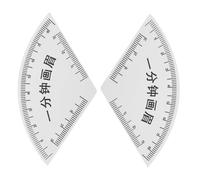 NOLITOY Lot de 2 Règles de Mise des Sourcils en Pvc Compactes, Outil Guide de Dessin Précis pour Maquillage Sourcils, Adapté à Tous Types de Visage, pour Maquillage Permanent et Retouches