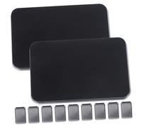 NOLITOY Lot de 2 Sets de Sets de Palettes Maquillage Vide Portables en As Noir, Grosse Capacité, Léger et Pratique pour Voyage ou Paquet à Main